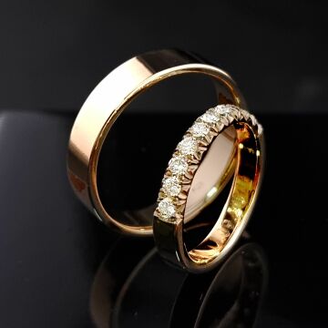 Obrączki z brylantami